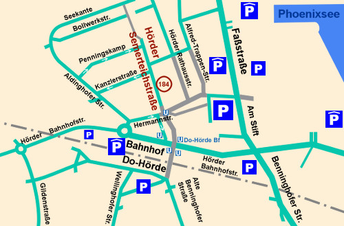 Lageplan von Hörde